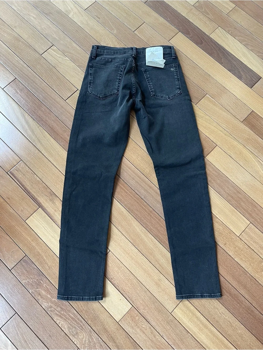NWT Rag & Bone Fit 2 Wylie Loopback Slim Jeans Men’s 30x32 Charcoal